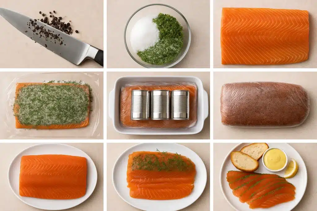 Cured Salmon Gravlax 3 Cured Salmon Gravlax