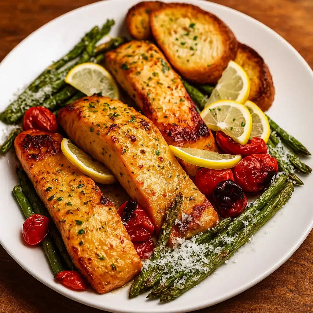 Lemon Garlic Salmon 4 Lemon Garlic Salmon