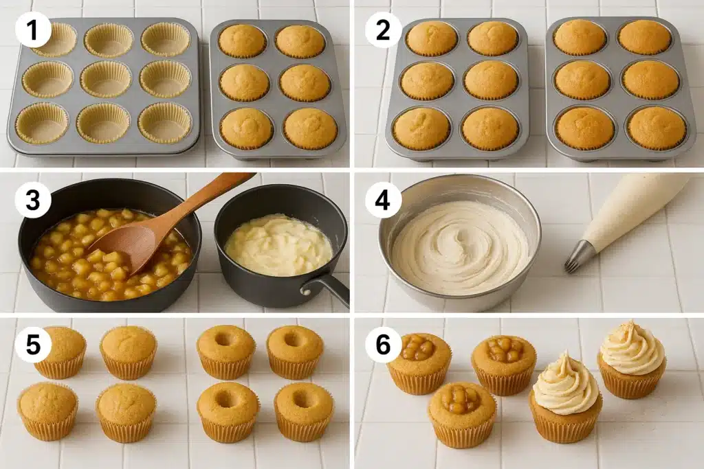 Apple Pie Cupcakes Recipe 3 Apple Pie Cupcakes