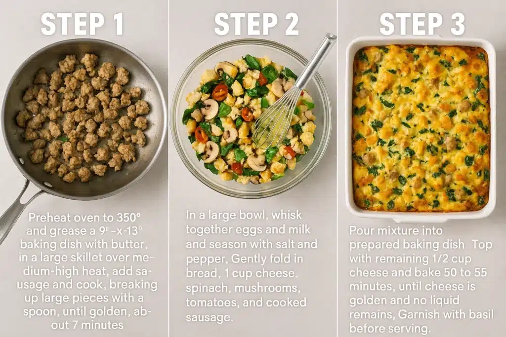 Breakfast Strata 3 Breakfast Strata