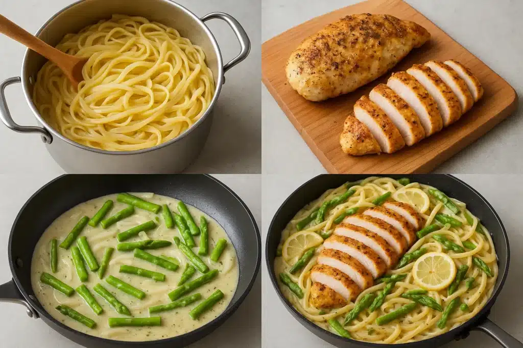 Lemon Asparagus Chicken Pasta 3 Lemon Asparagus Chicken Pasta