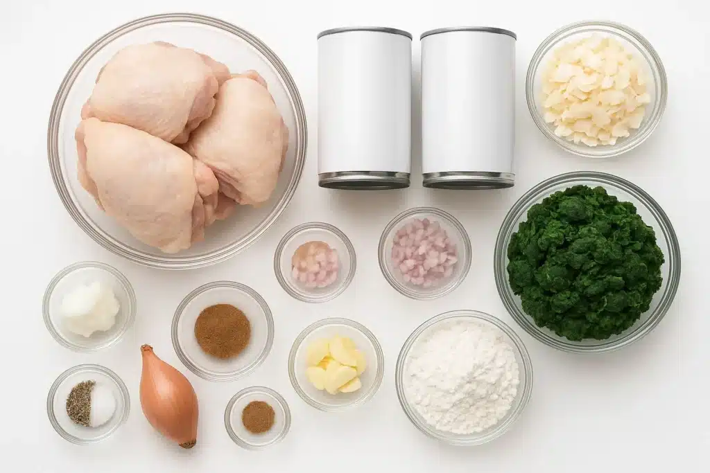 Spinach With Chicken Thighs 2 Spinach With Chicken Thighs