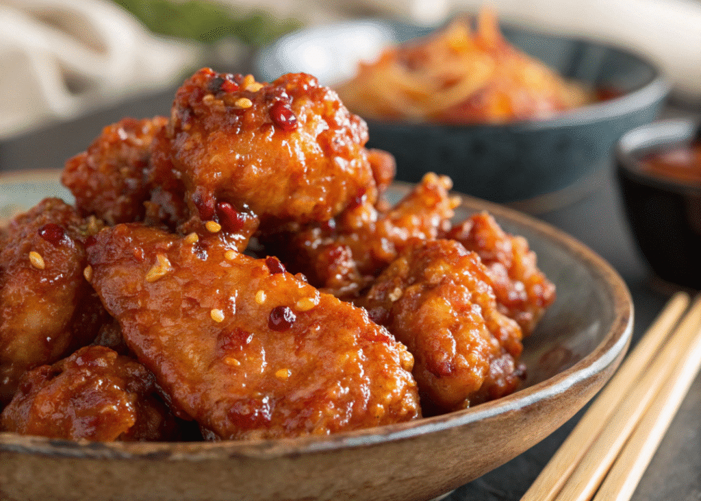 Air-Fried Hot Honey Chicken