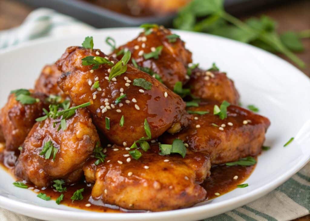 Slow Cooker Hot Honey Chicken