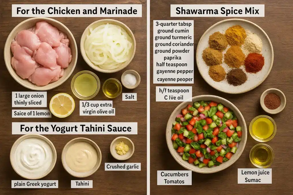 Chicken Shawarma Plate