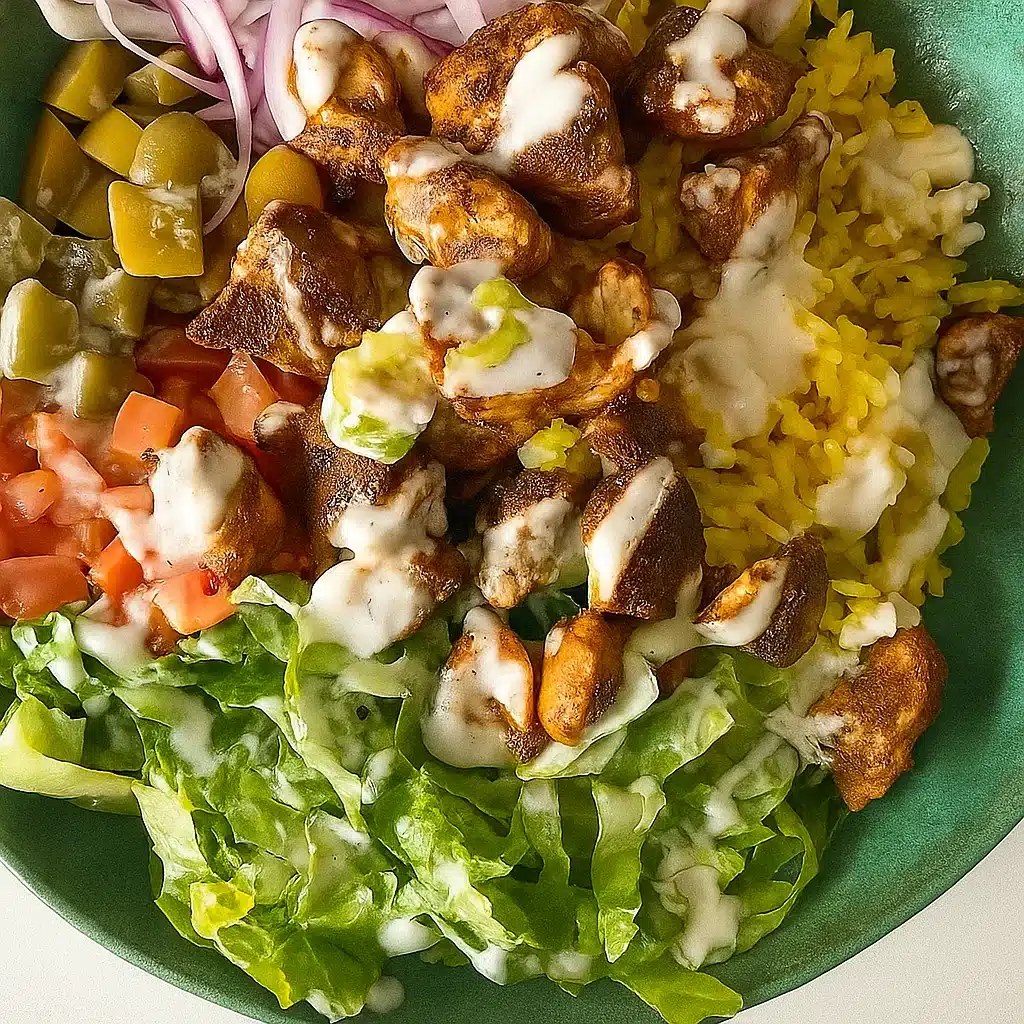 Authentic Chicken Shawarma Plate