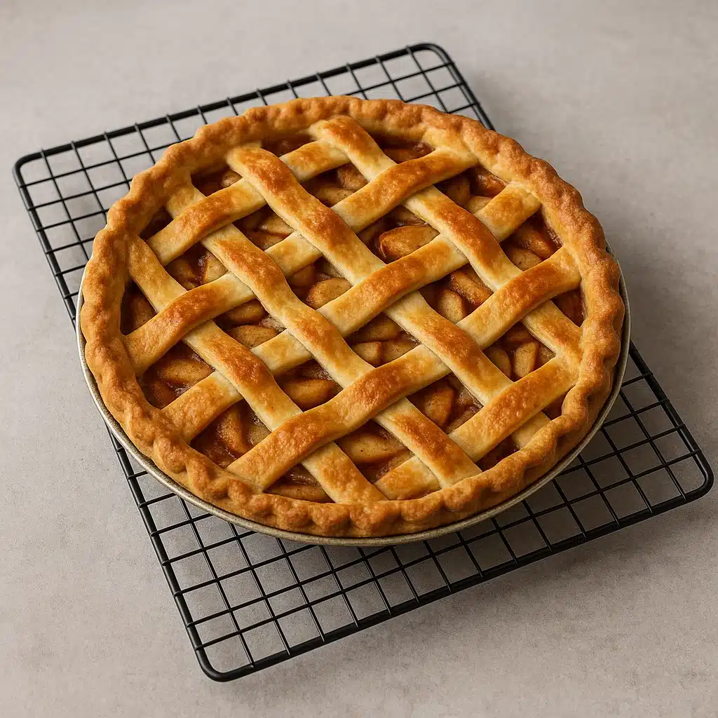 Cinnamon Peach Pie
