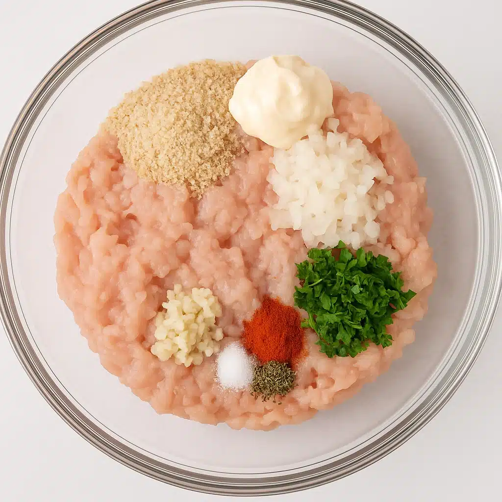 Ground Chicken Burgers