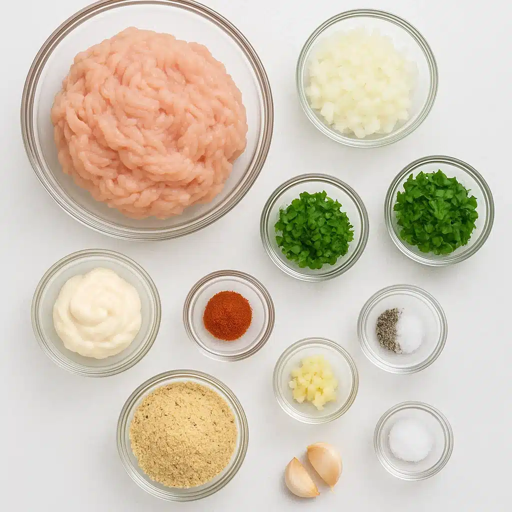 Ground Chicken Burgers