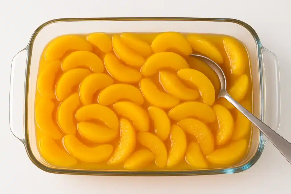 Peach Dump Cake Recipe