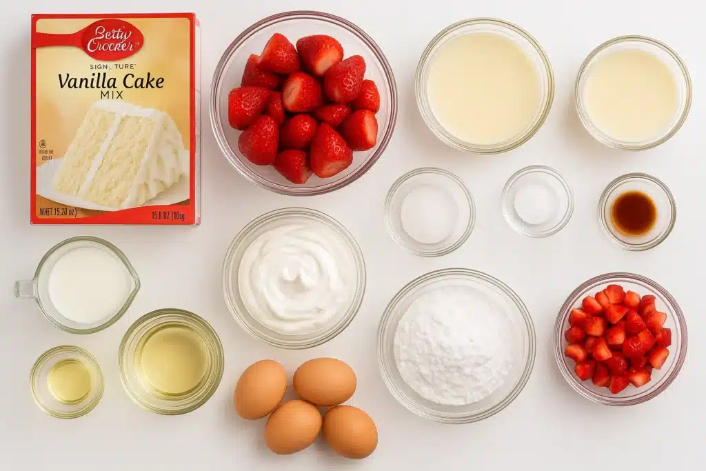 Strawberry Shortcake Cake