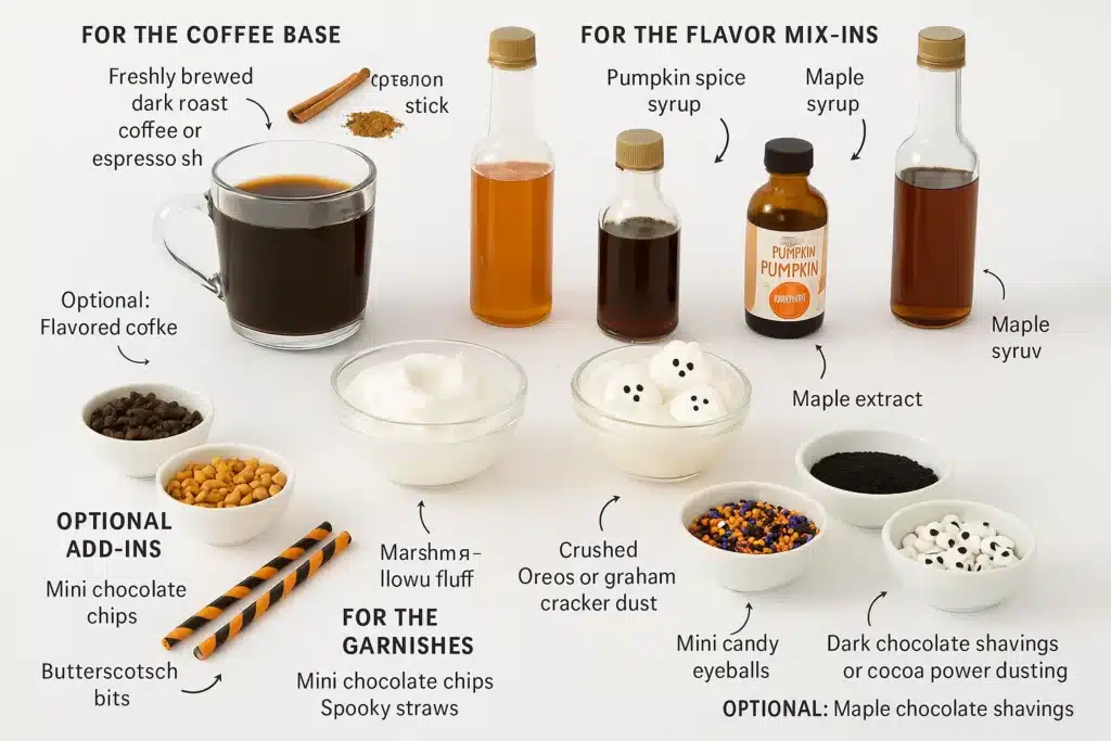Halloween Coffee Bar Recipe