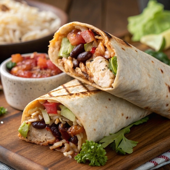 chicken burrito