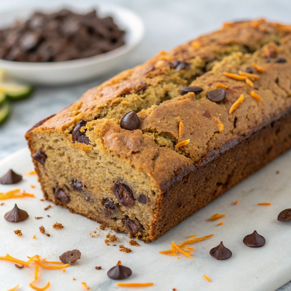 Chocolate Chip Orange Zucchini Bread