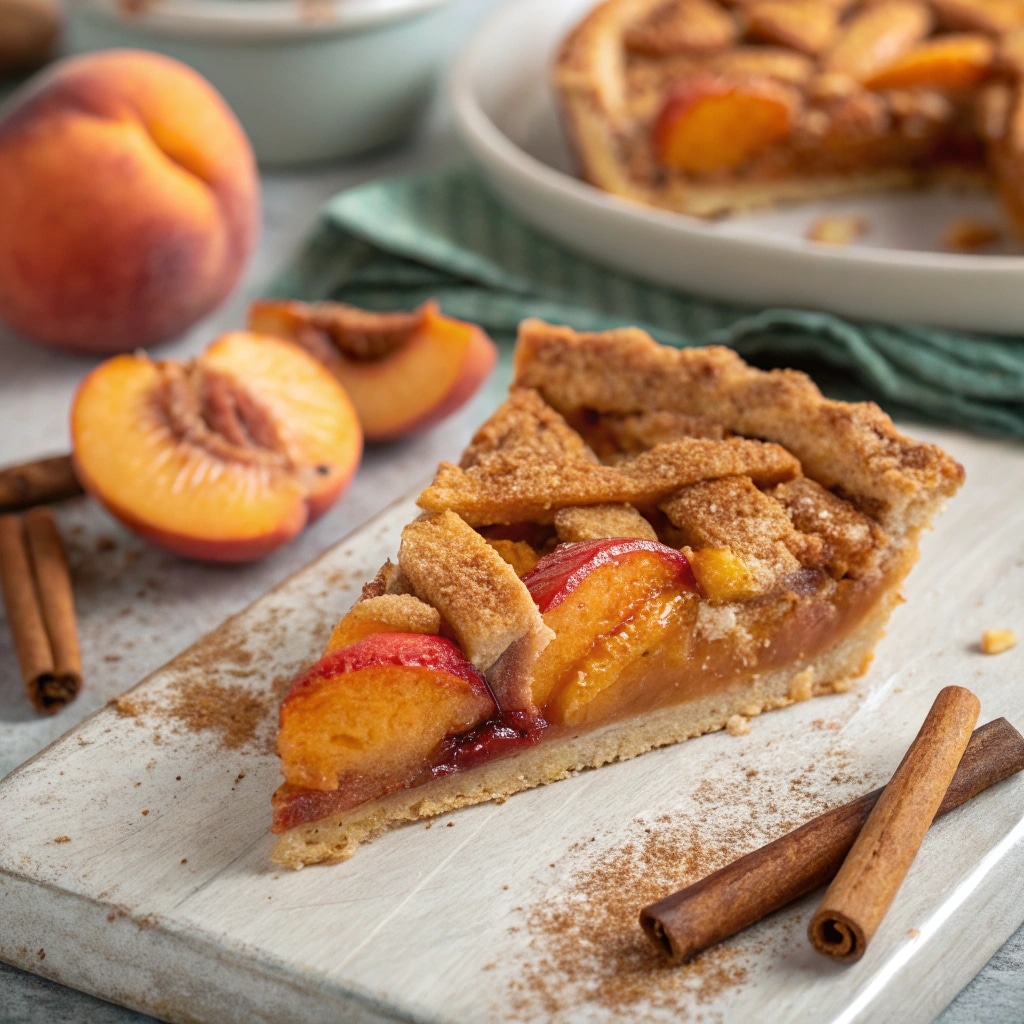 Cinnamon Peach Pie Recipe