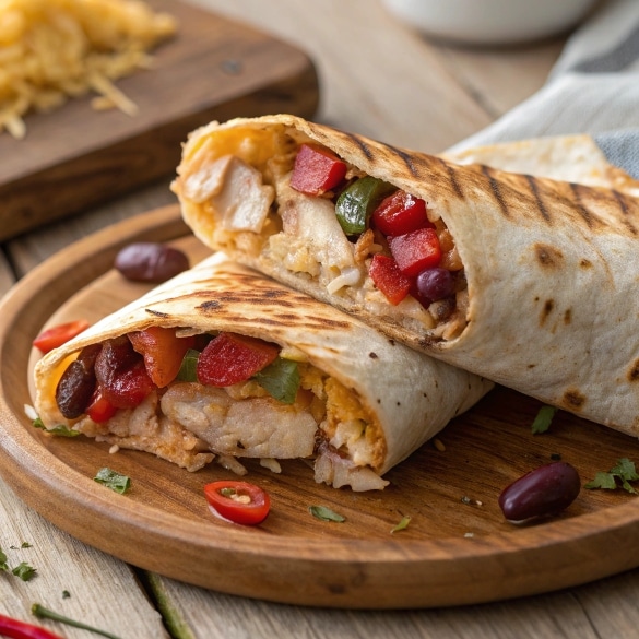 chicken burrito