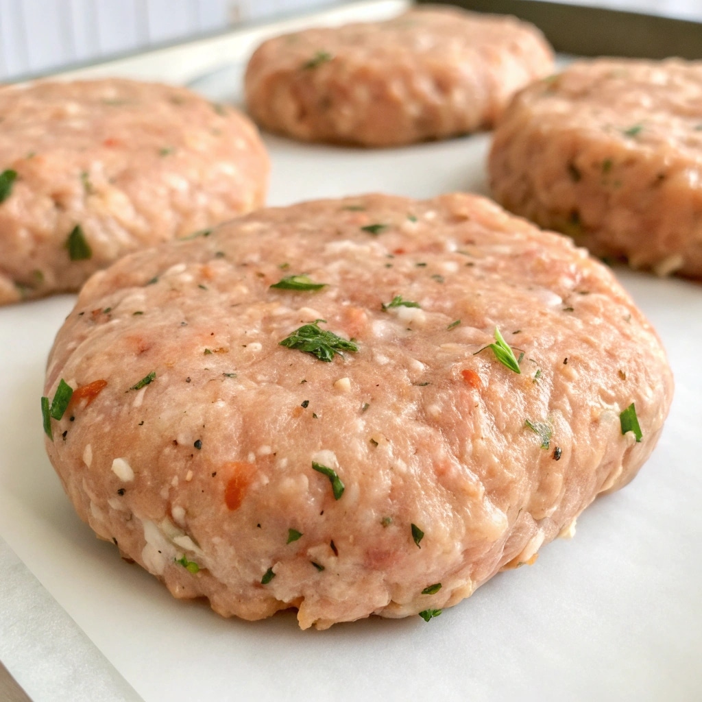 Ground Chicken Burgers