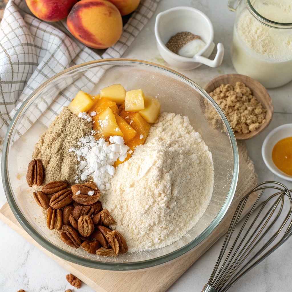 Peach Pecan Scones