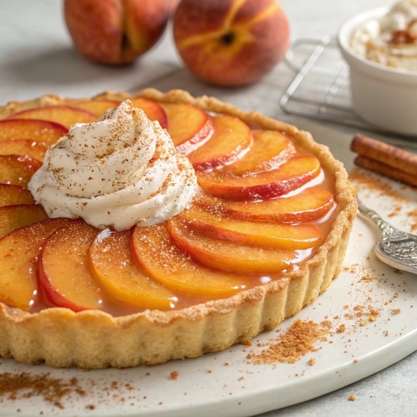 Peach Cream Pie
