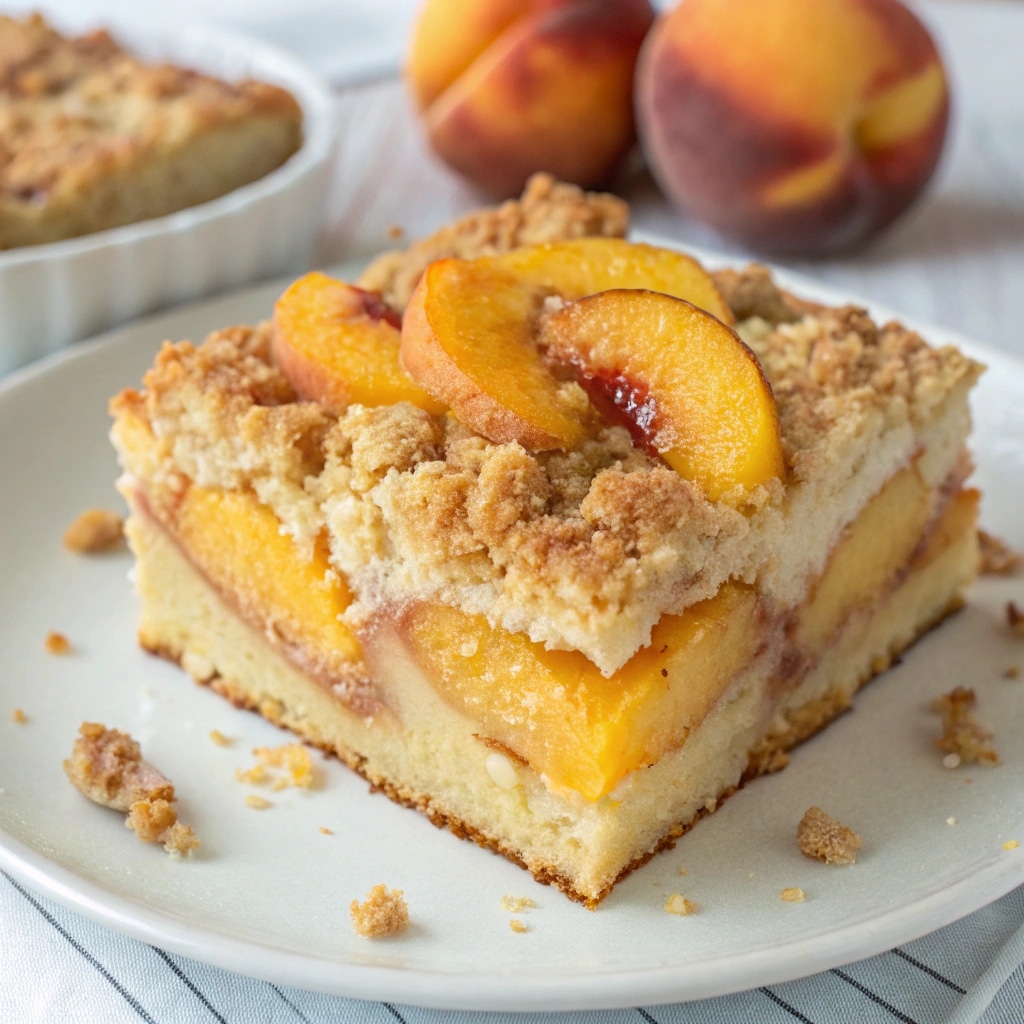 Peach Dump Cake Recipe
