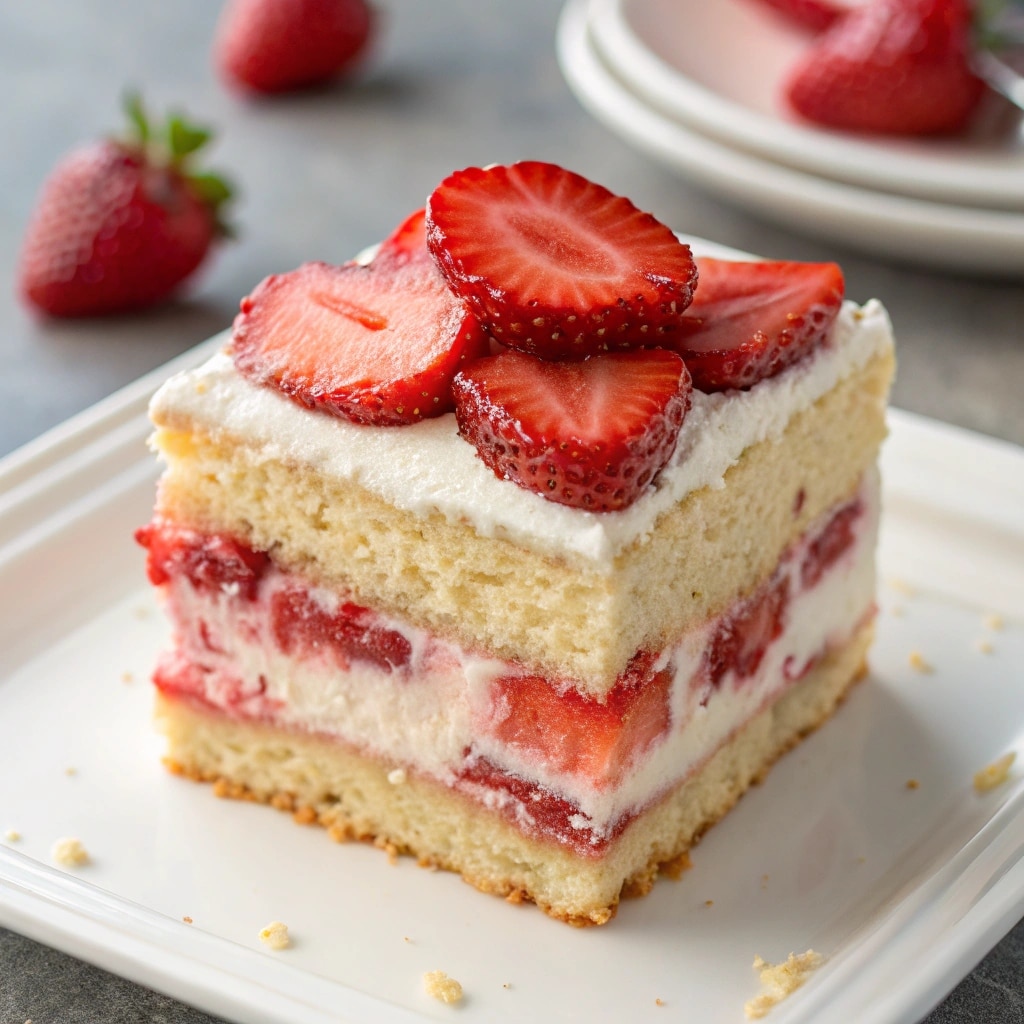 Easy Strawberry Cake