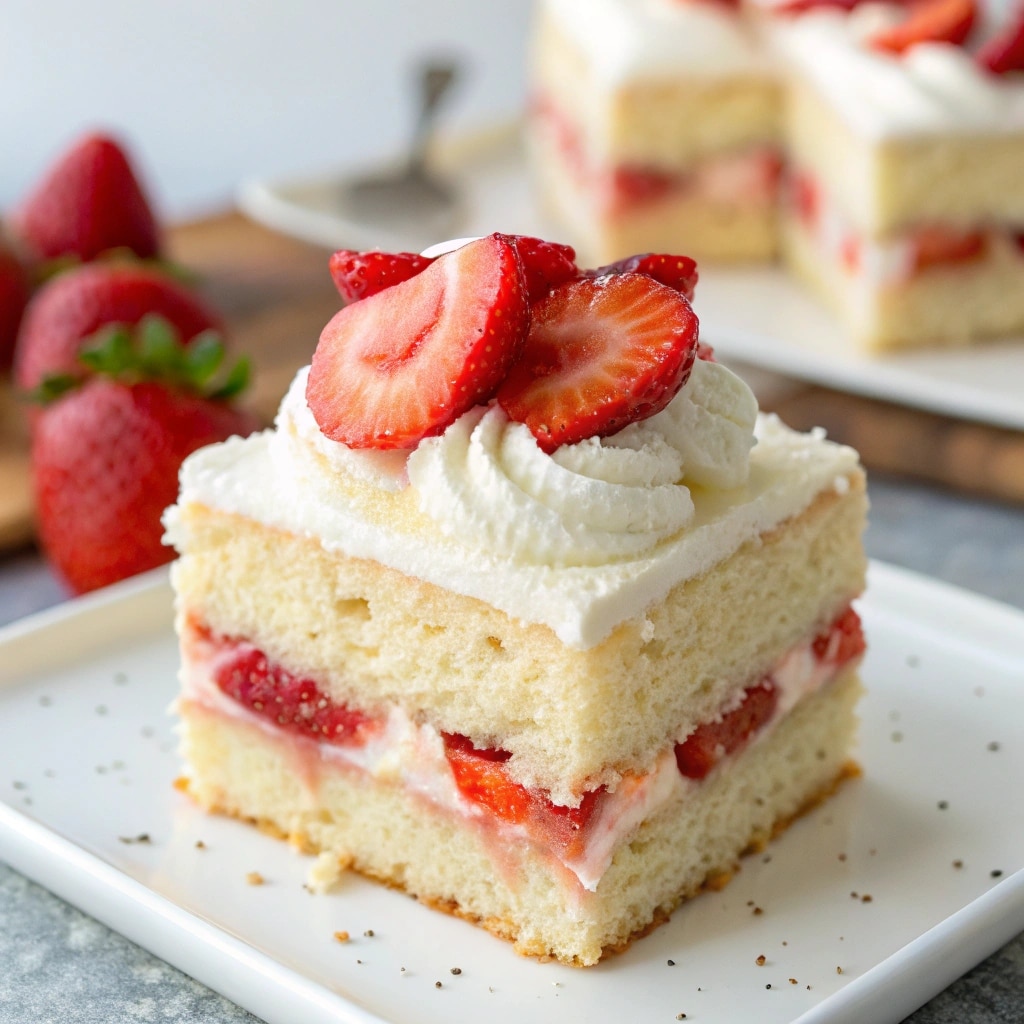 Strawberry Shortcake Cake