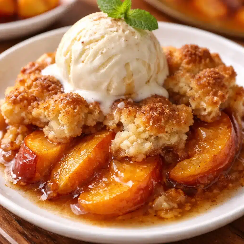 Fresh Southern Peach Cobbler