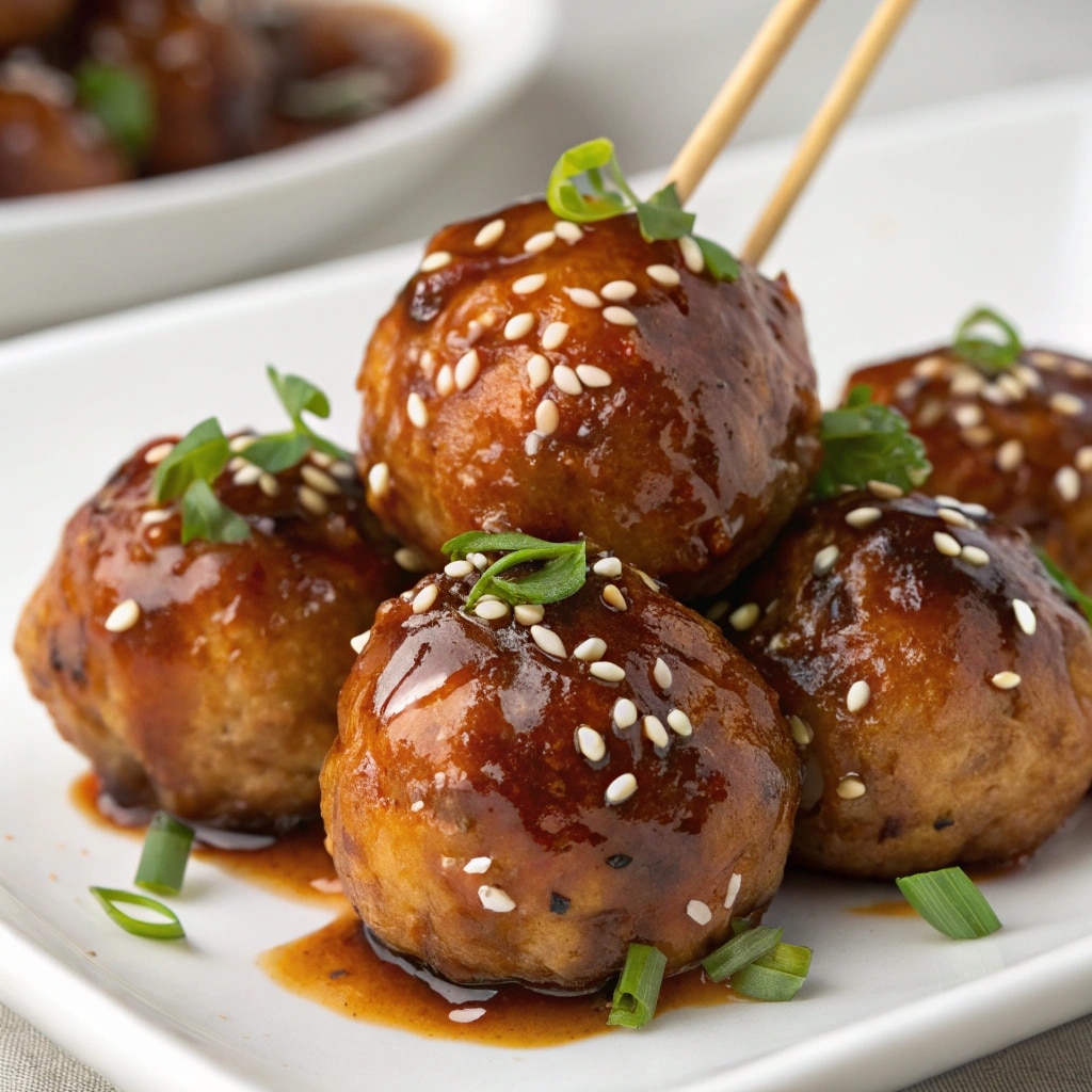 Teriyaki Chicken Meatballs