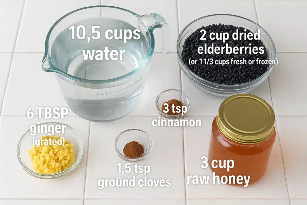 elderberry syrup recipe