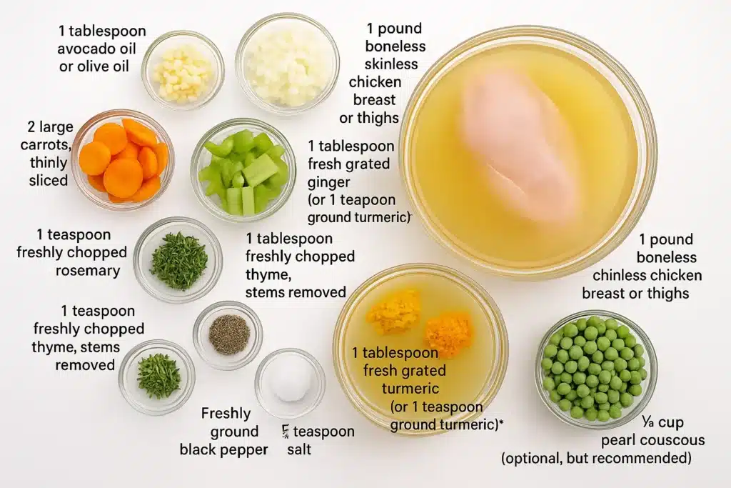 homemade chicken soup