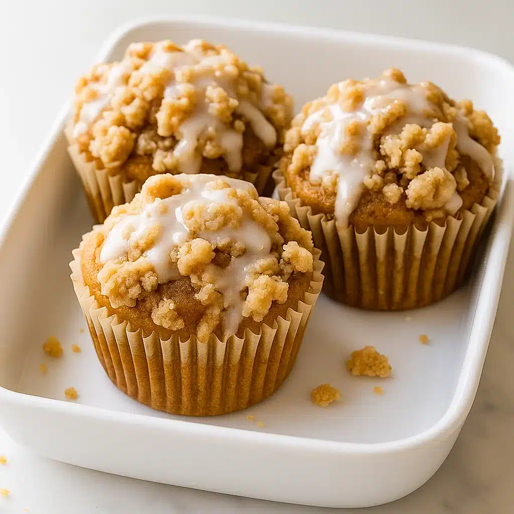 Pumpkin Crumb Cake Muffins