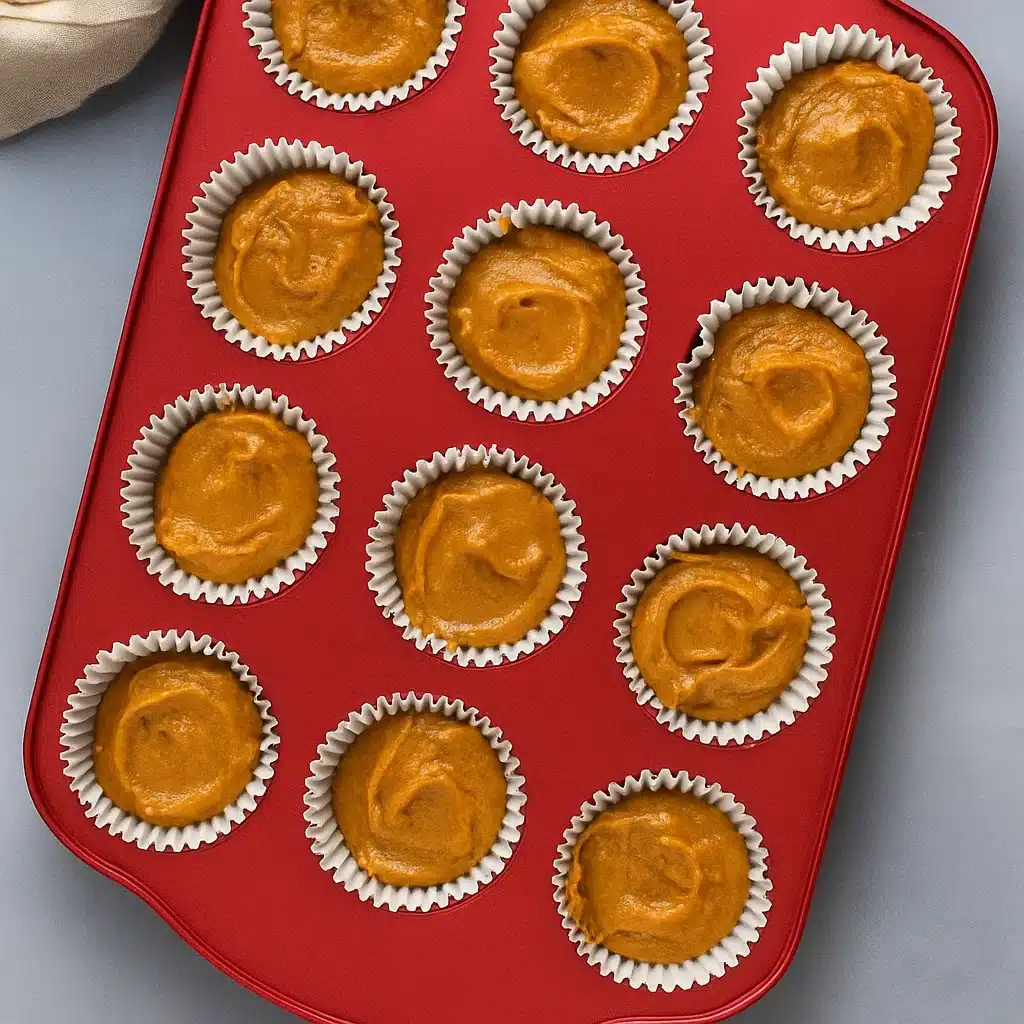 Pumpkin Cheesecake Muffins