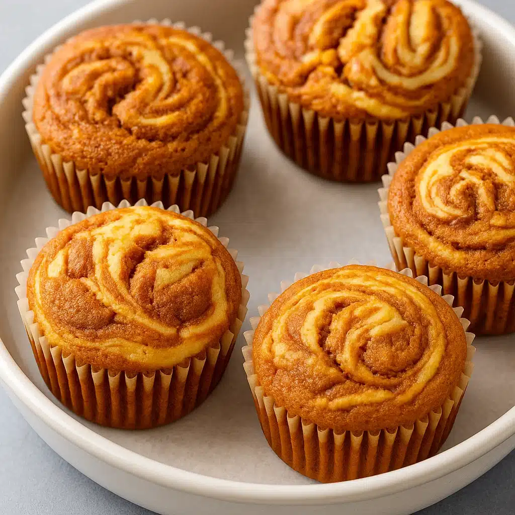 Pumpkin Cheesecake Muffins