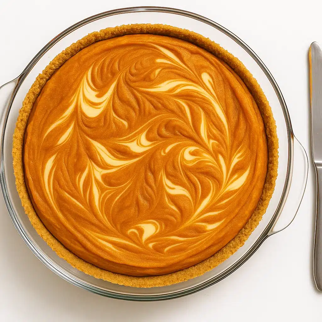 Pumpkin Swirl Cheesecake