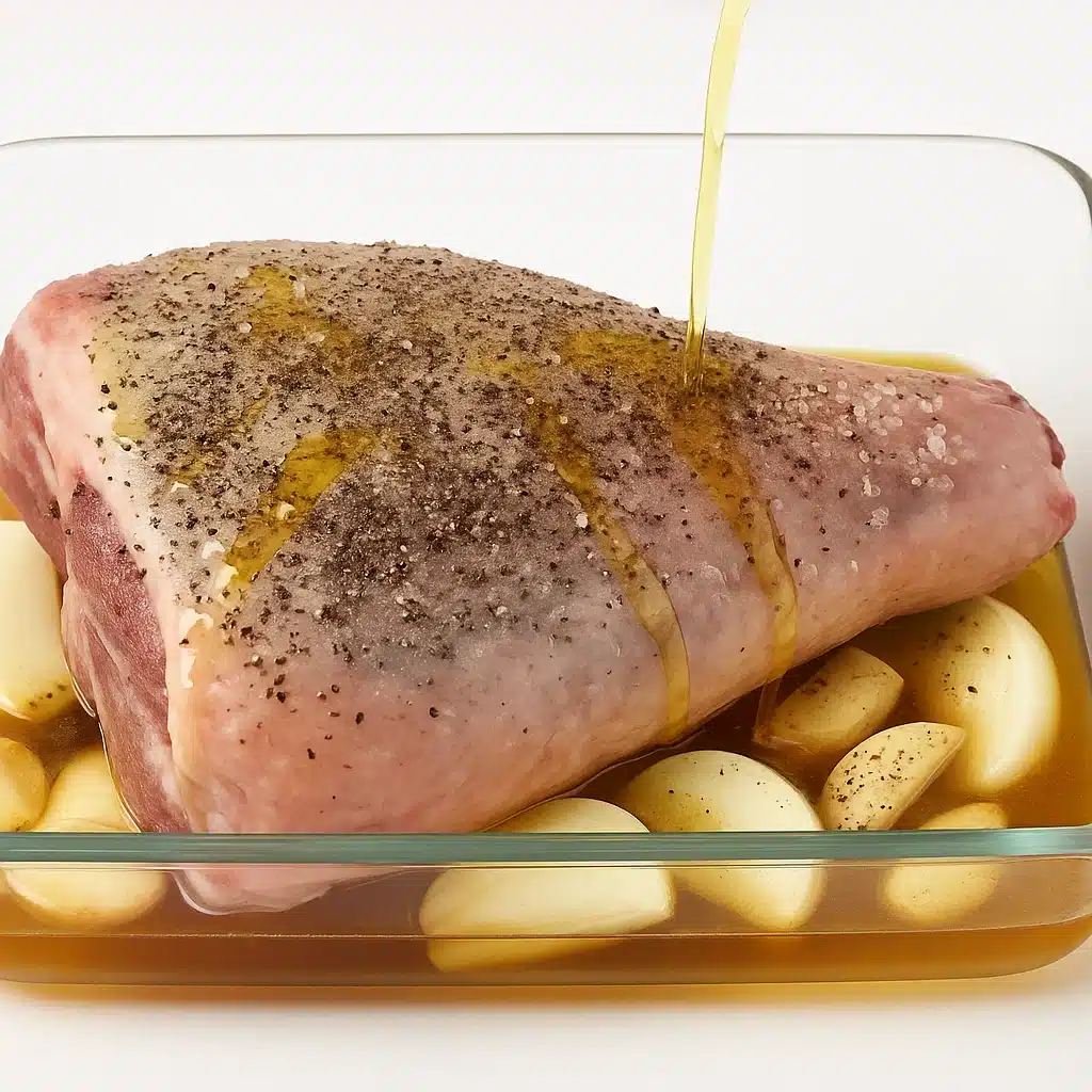 slow roast leg of lamb
