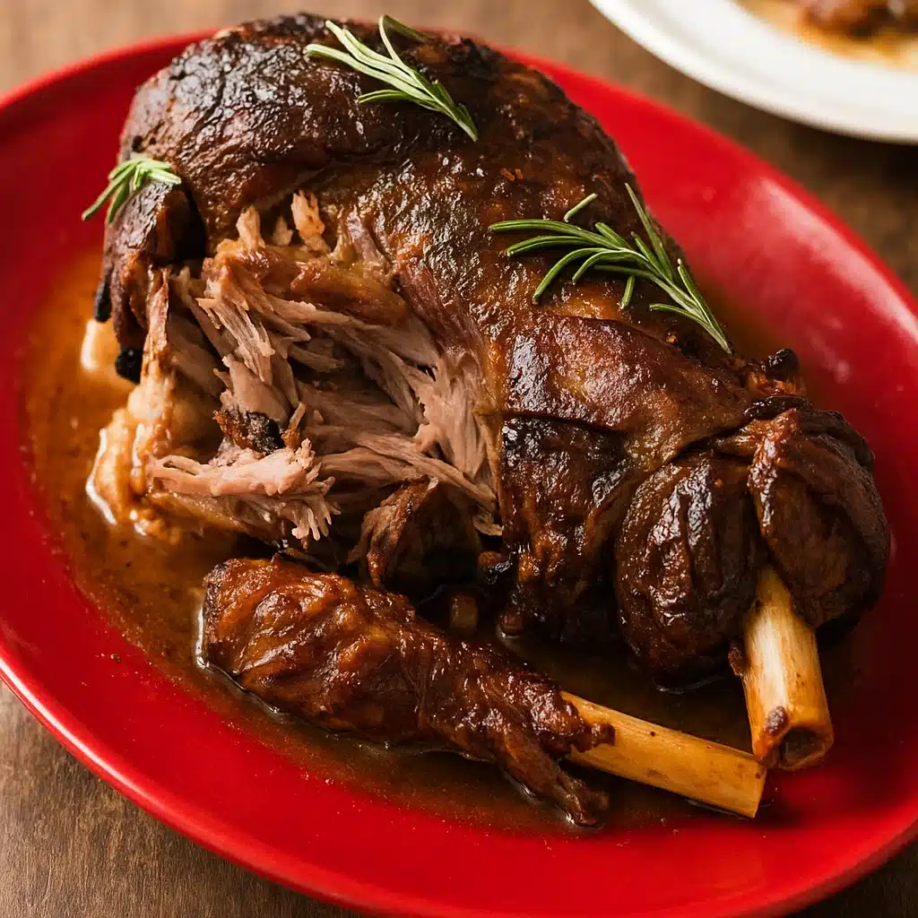 slow roast leg of lamb