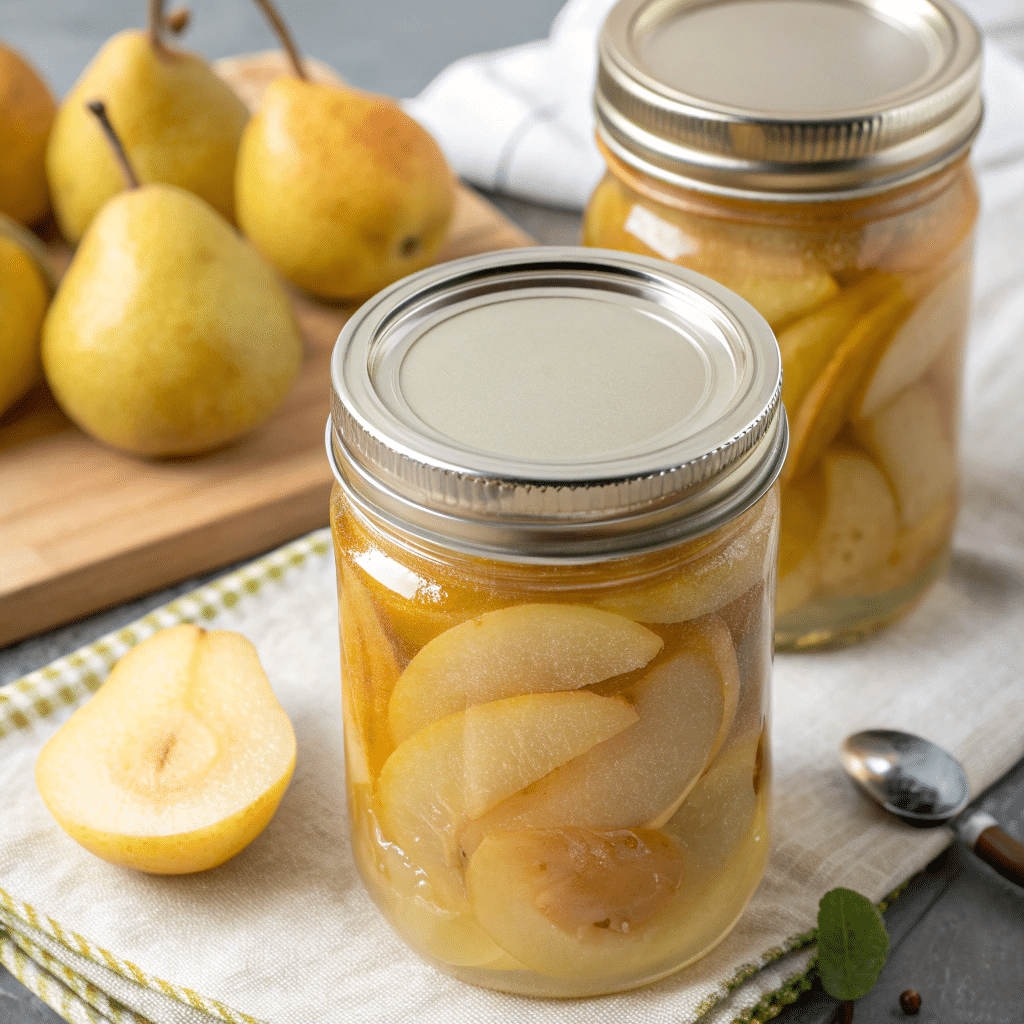 Canning Pears (Preserved Pears)