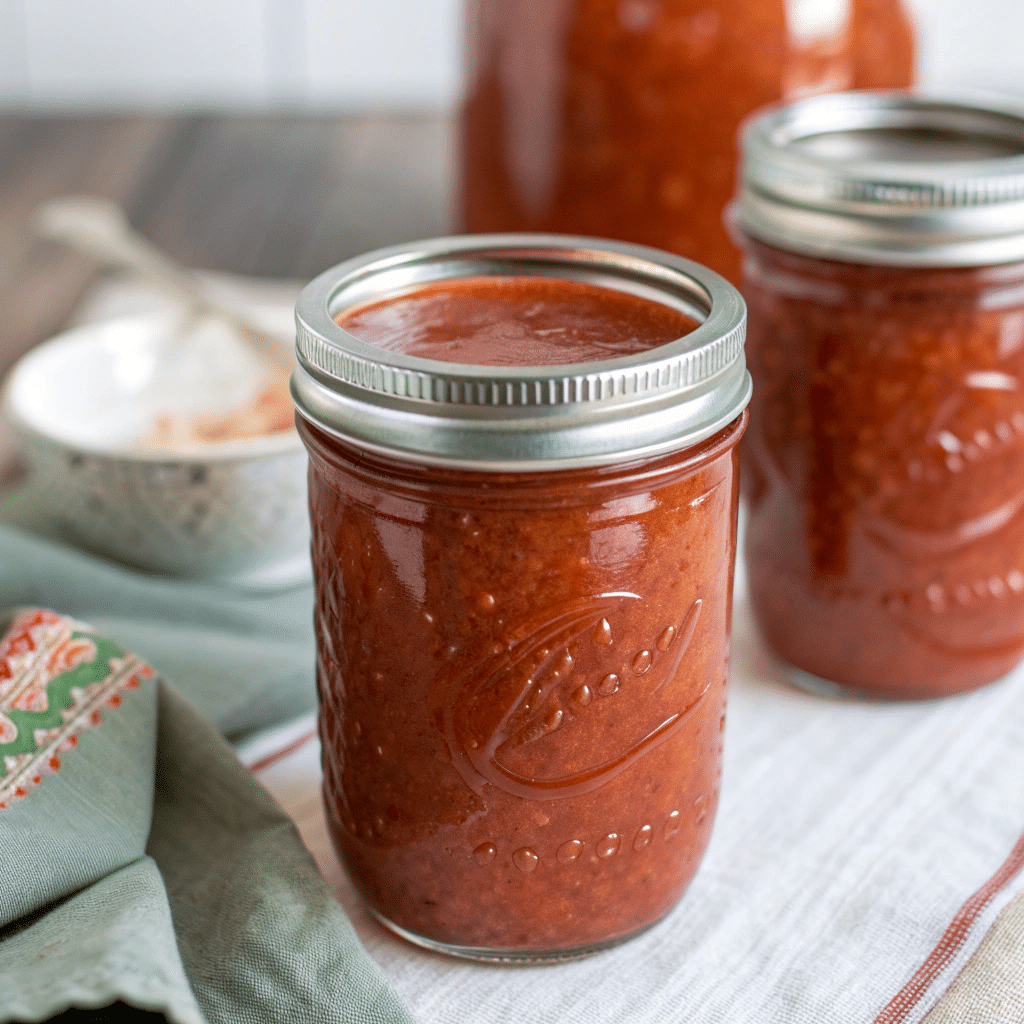 Homemade Canning Spaghetti Sauce
