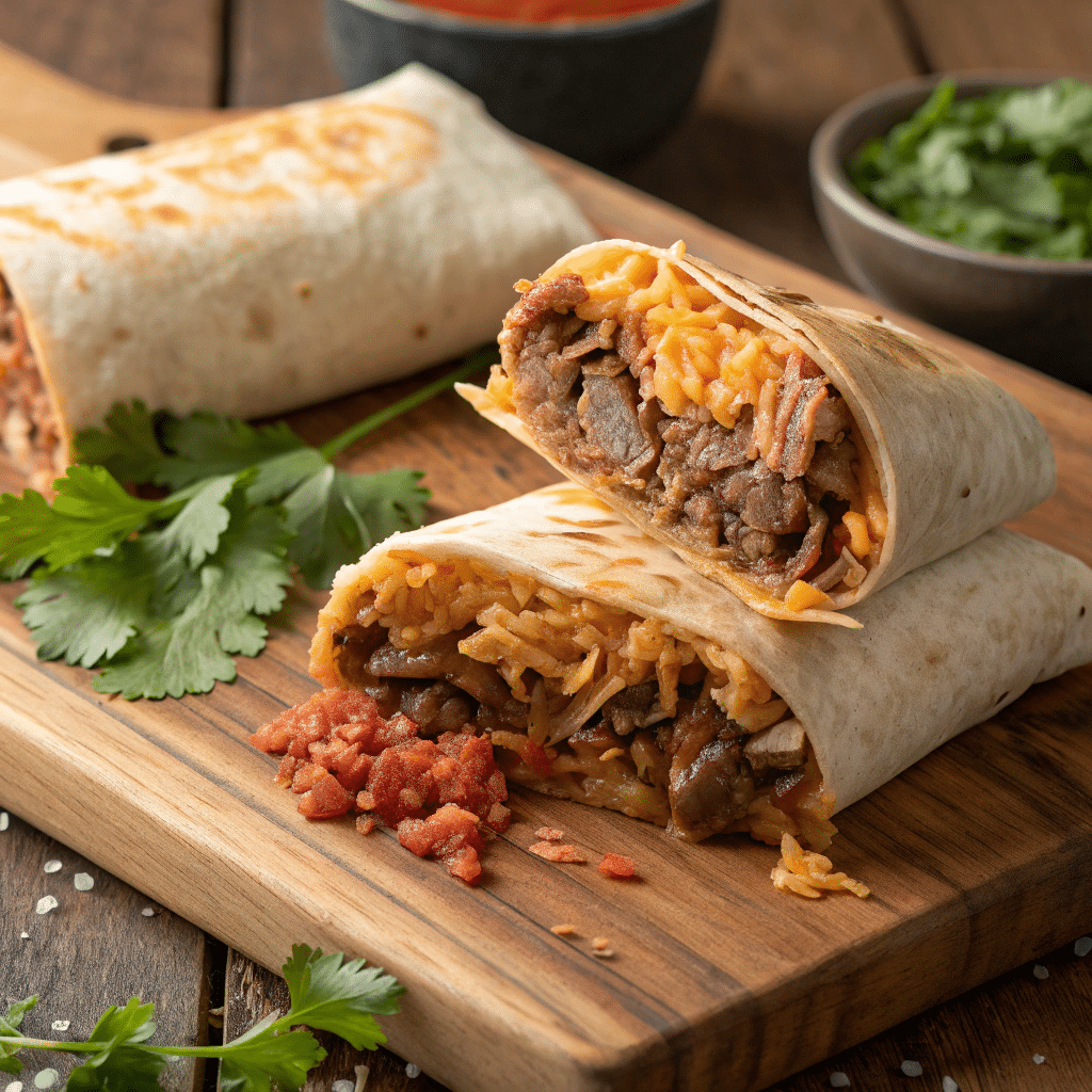 Shredded Beef Burritos