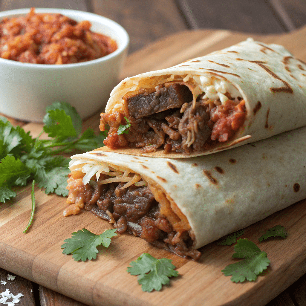 Shredded Beef Burritos