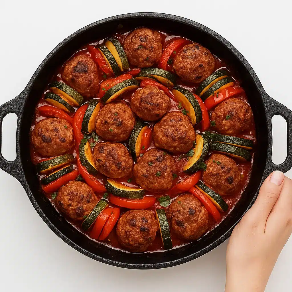 Moroccan Spiral Meatball