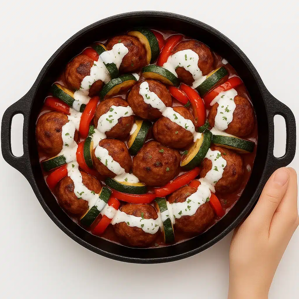 Moroccan Spiral Meatball