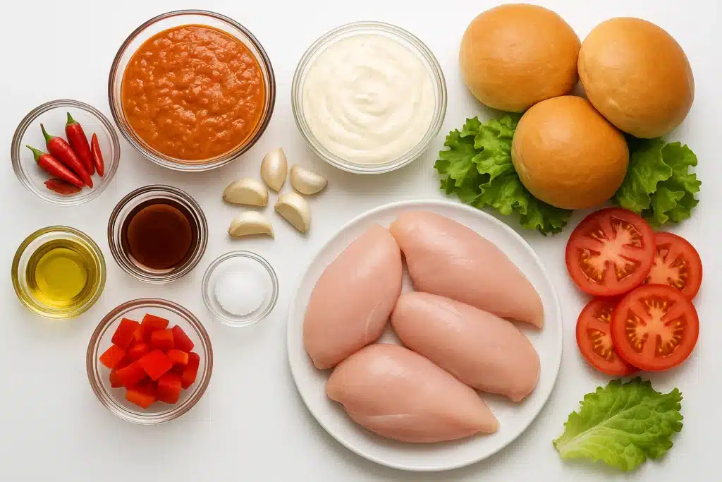 Peri Peri Chicken Burgers