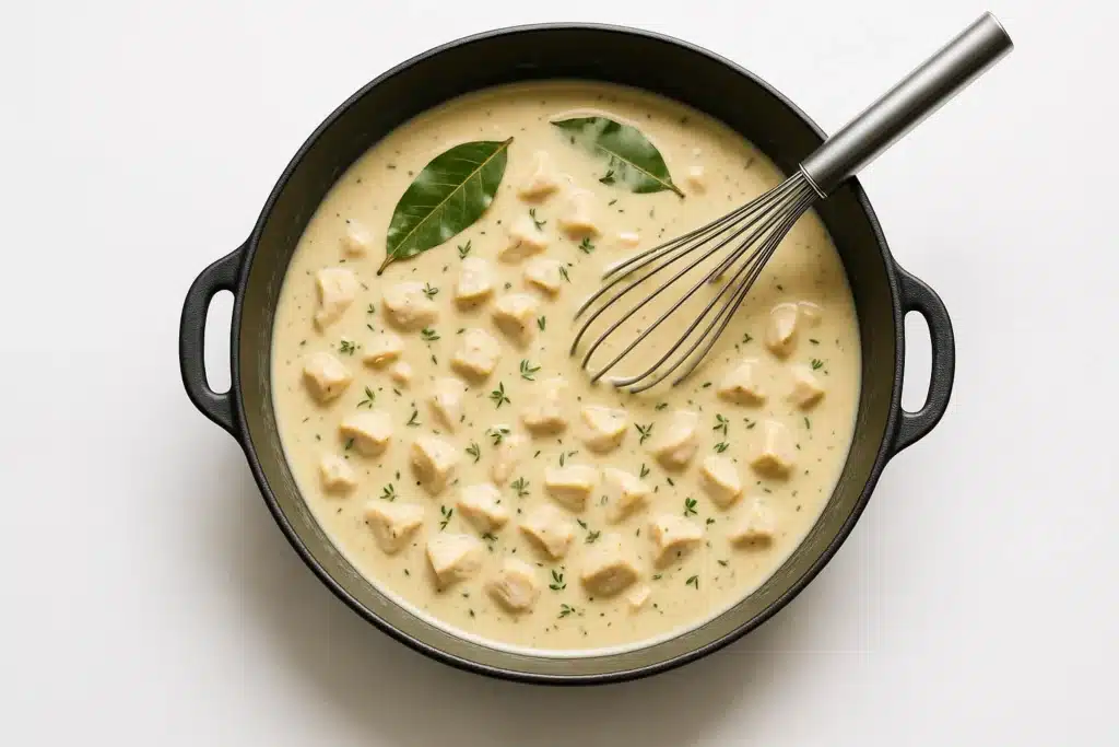 chicken and leek pie