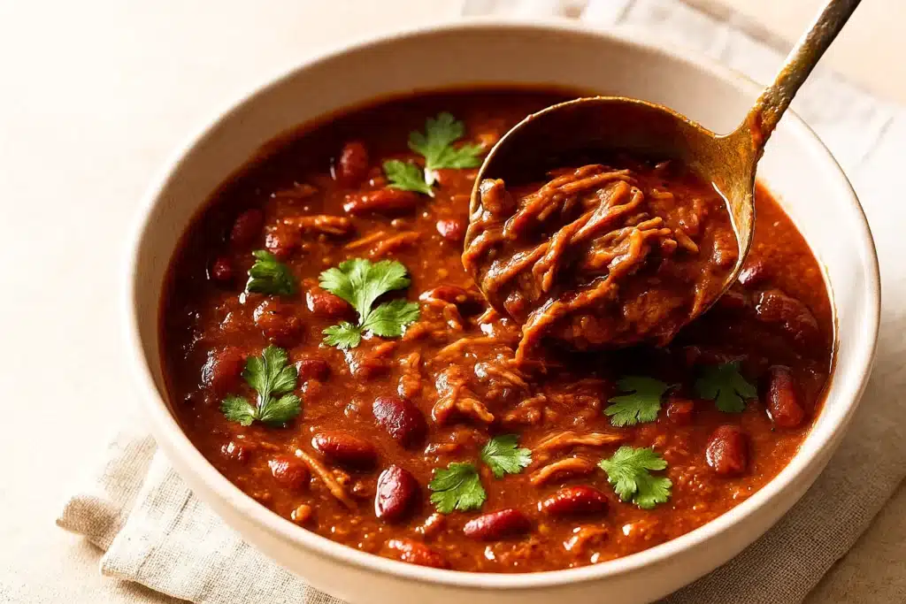 Shredded Beef Chili