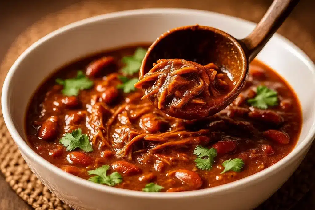 Shredded Beef Chili