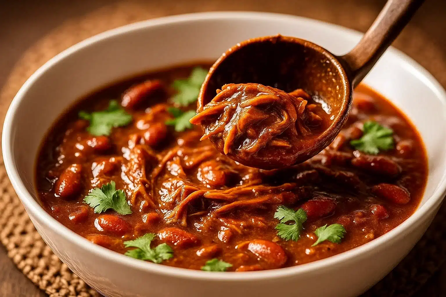 Shredded Beef Chili