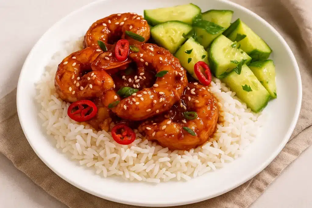 Chilli Garlic Prawns