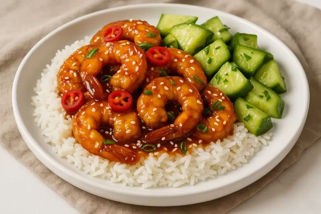 Chilli Garlic Prawns