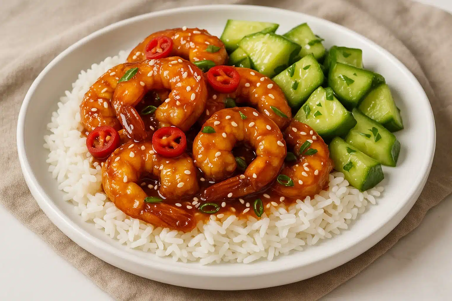 Chilli Garlic Prawns